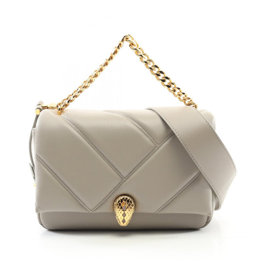 Bvlgari Serpenti Cabochon Leather Handbag