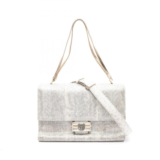 Bvlgari Leather Handbag Silver