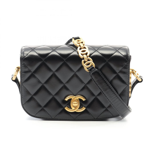 Chanel Leather Suede Shoulder Bag
