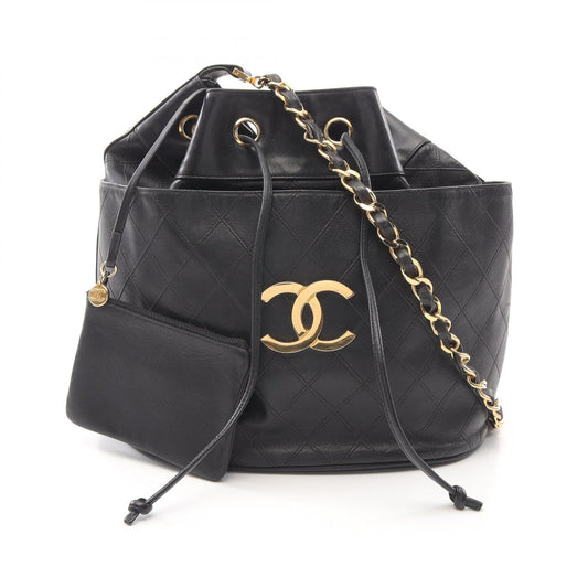 Chanel Bicolore Leather Bucket Shoulder Bag