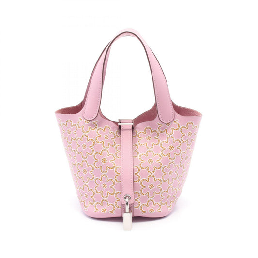 Hermes Picotin Lock Micro Leather Handbag