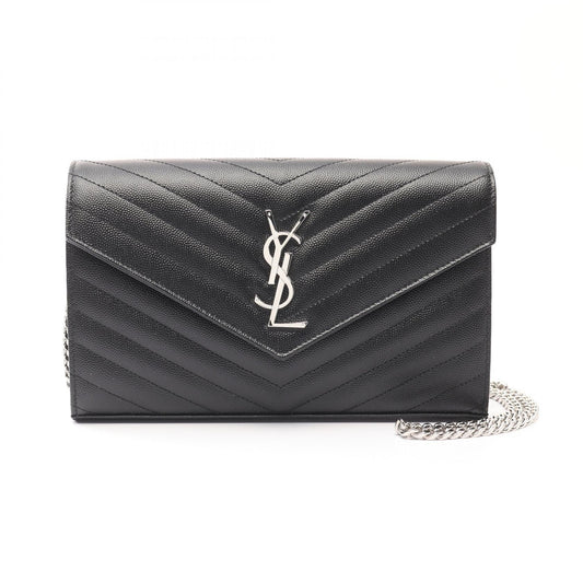 Saint Laurent Cassandra Leather Shoulder Bag