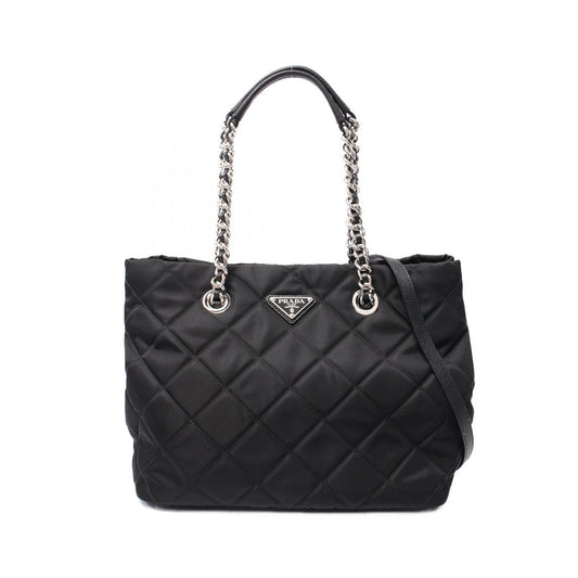 Prada Nylon Saffiano Leather Tote Bag 1BG740