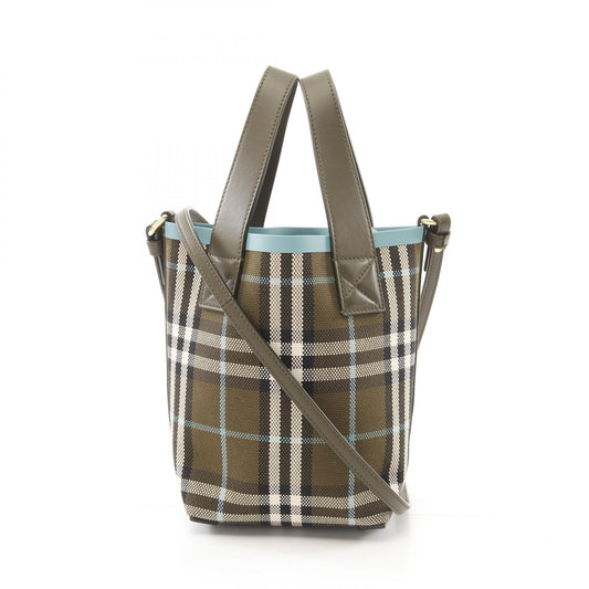 Burberry Mini London Vintage Check Bucket Bag
