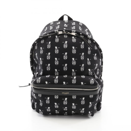 Saint Laurent Canvas Leather Backpack