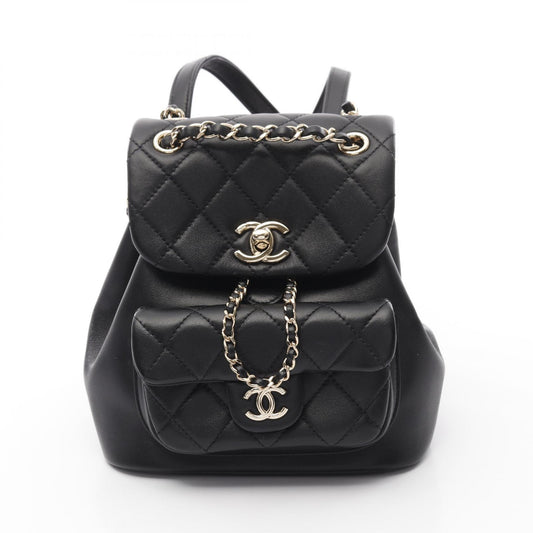 Chanel Matelasse Lambskin Backpack Black