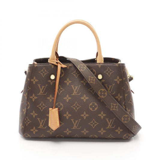 Louis Vuitton Montaigne BB Handbag Monogram Brown