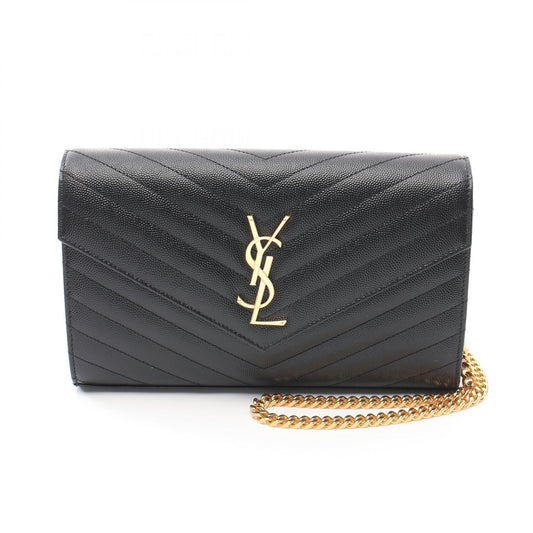 Saint Laurent Cassandra Leather Shoulder Bag