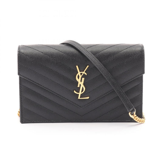 Saint Laurent Cassandra Leather Shoulder Bag