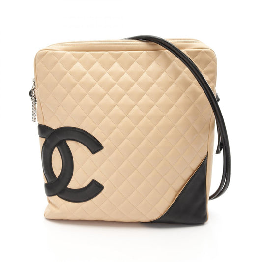 Chanel Cambon Large Leather Shoulder Bag A25179