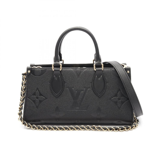 Louis Vuitton OnTheGo EW Monogram Noir Leather Handbag