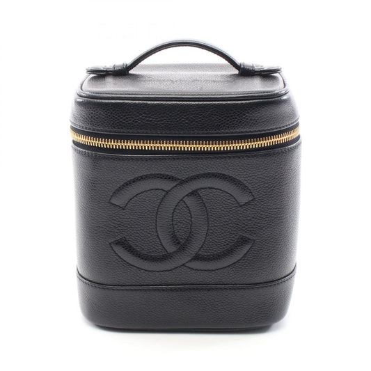 Chanel Caviar Skin Gold Coco Mark Handbag