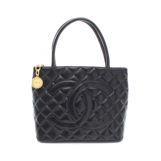Chanel Caviar Skin Reissue Tote Bag Black