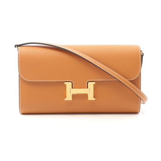 Hermes Constance Long To Go Shoulder Bag Brown