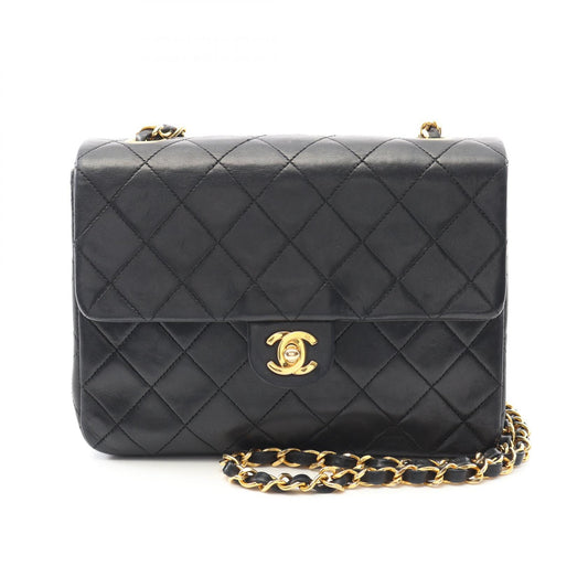 Chanel Mini Matelasse 20 Shoulder Bag Black