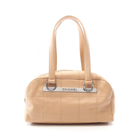 Chanel Caviar Skin Chocolate Bar Shoulder Bag