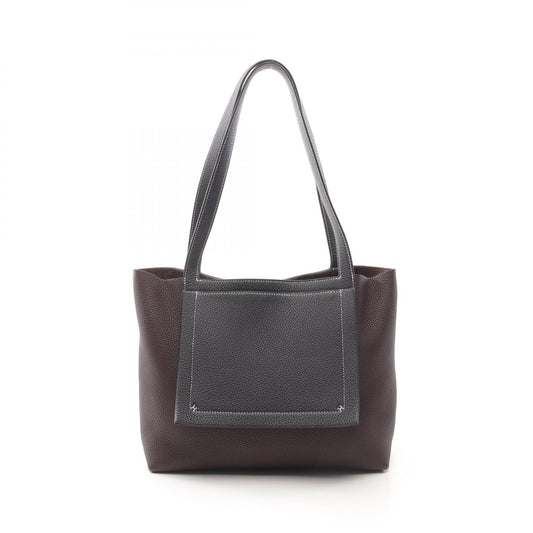 Hermes Leather Cabas Elan 31 Tote Bag