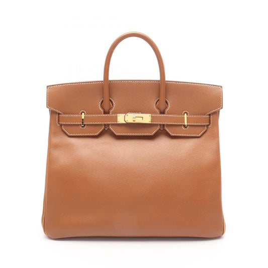 Hermes Leather Haut a Courroies 32 Handbag