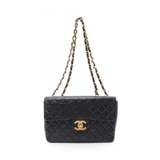 Chanel Lambskin Shoulder Bag Black