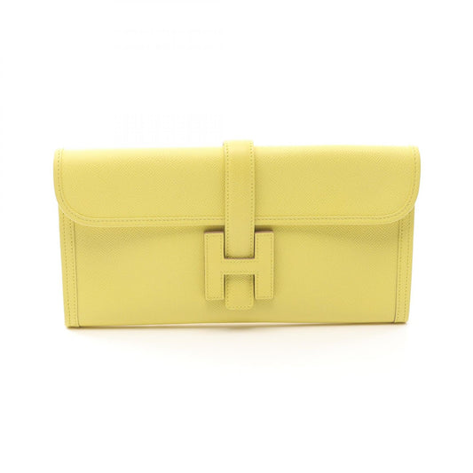 Hermes Jige Elan 29 Leather Clutch Bag