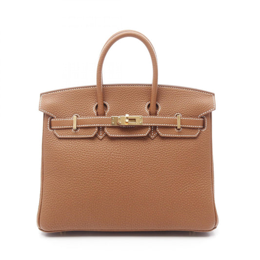 Hermes Birkin 25 Togo Handbag Brown
