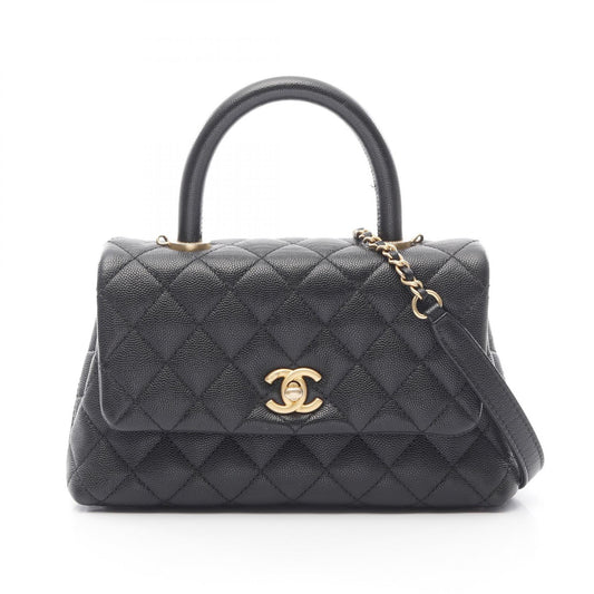 Chanel Coco Handle Flap Matelasse Leather Handbag