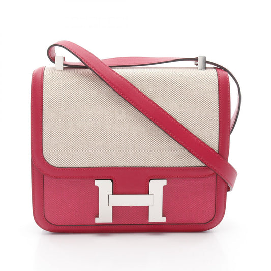 Hermes Constance 3 Rose Shocking Shoulder Bag