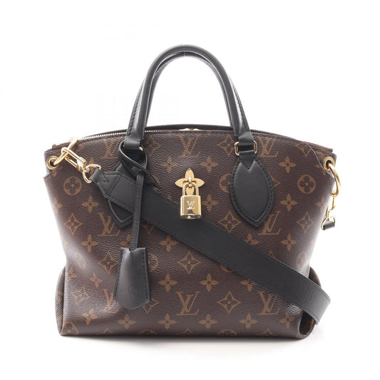 Louis Vuitton Monogram Noir Flower Zipped Tote Bag