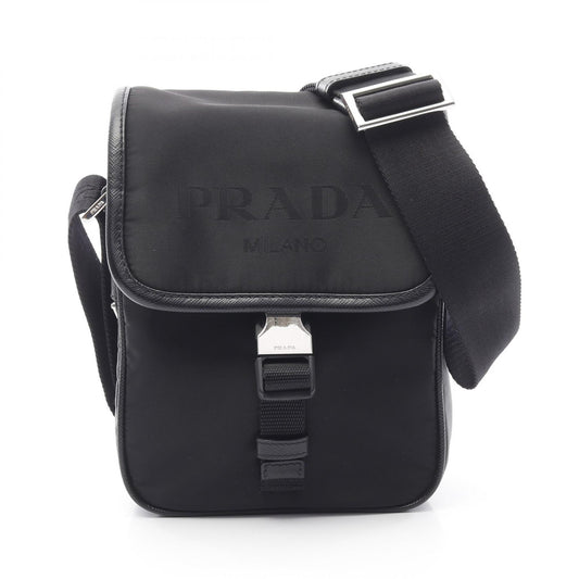 Prada Re-Nylon Saffiano Leather Shoulder Bag