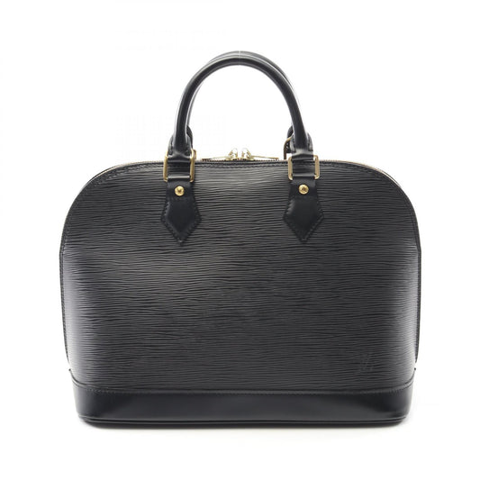 Louis Vuitton Alma Epi Noir Leather Handbag M52142