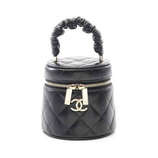 Chanel Matelasse Lambskin Handbag Black AP2730