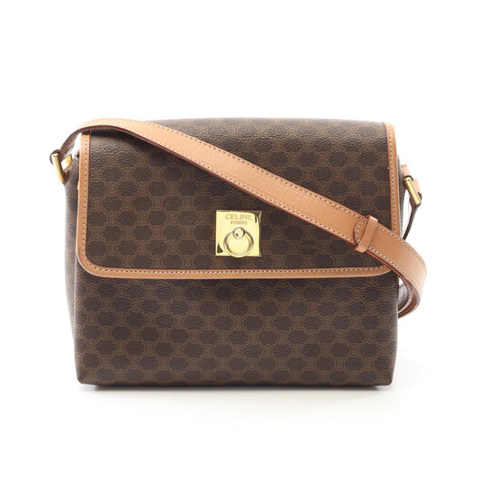 Celine Macadam Shoulder Bag PVC Leather