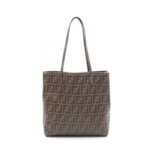 Fendi Zucca Tote Bag PVC Coated Canvas