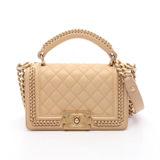 Chanel Boy Top Handle Flap Shoulder Bag