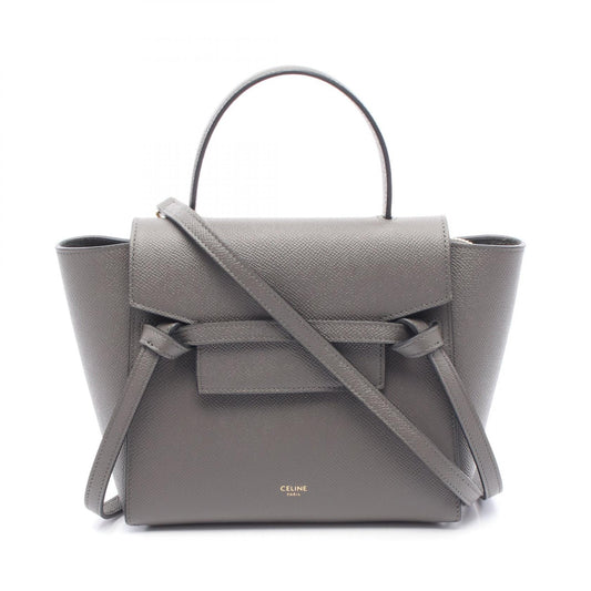 Celine Leather Belt Bag Nano Handbag