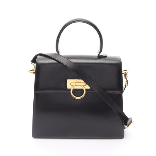 Salvatore Ferragamo Leather Gancini Handbag