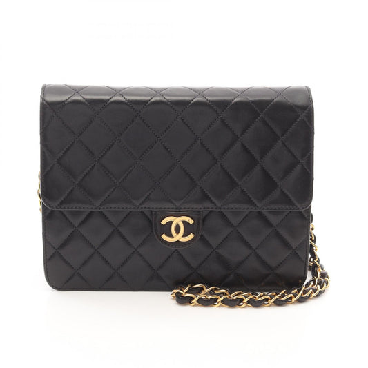 Chanel Lambskin Matelasse Single Flap Shoulder Bag