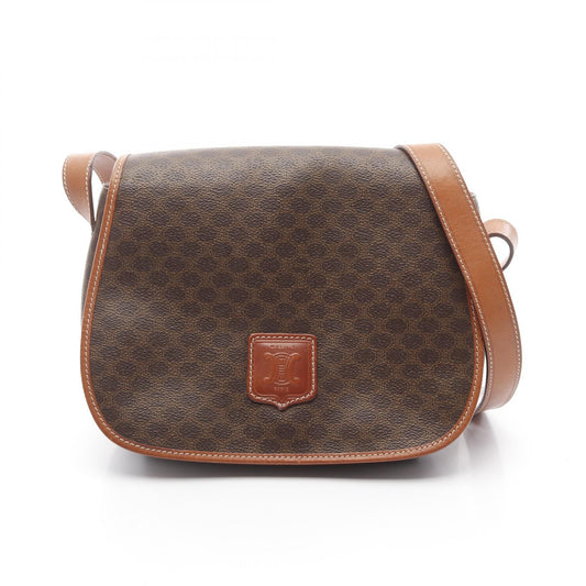 Celine Macadam PVC Coated Canvas Leather Shoulder Bag