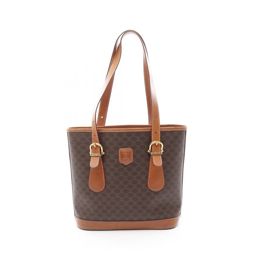 Celine Macadam Tote Bag PVC Coated Canvas Leather