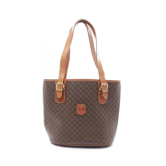 Celine Macadam Tote Bag PVC Coated Canvas Leather