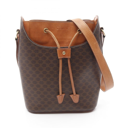 Celine Macadam Shoulder Bag PVC Leather