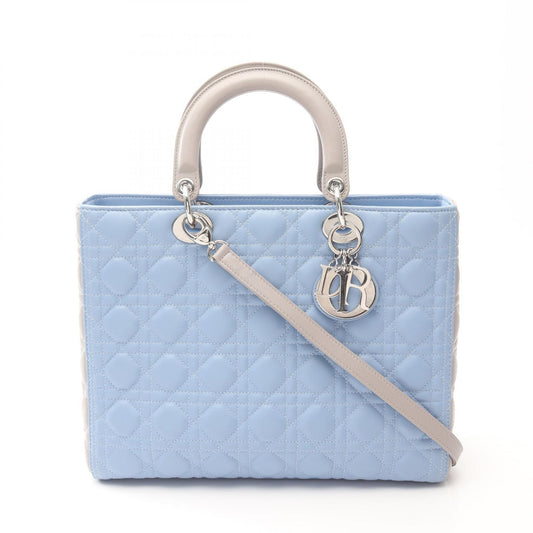 Dior Lady Dior Large Cannage Lambskin Handbag