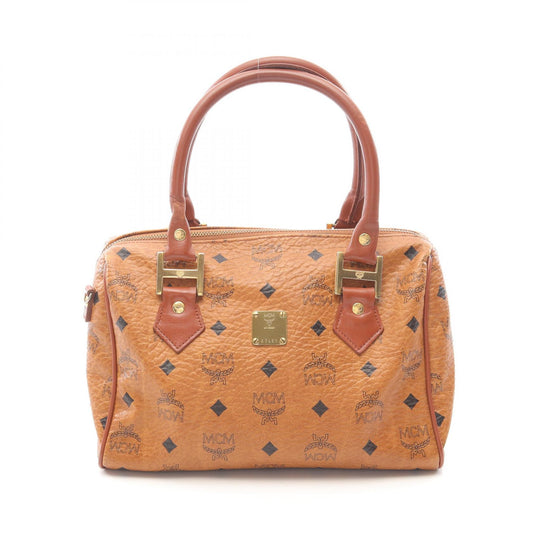 MCM Visetos Handbag PVC Coated Canvas Leather