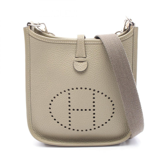 Hermes Evelyne TPM Leather Shoulder Bag Green
