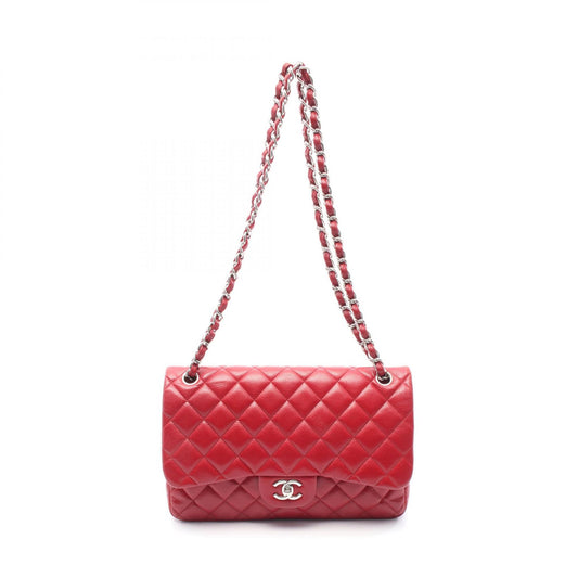 Chanel Caviar Skin Large Flap Shoulder Bag Red