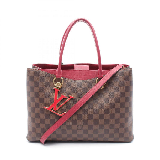 Louis Vuitton Damier Canvas Leather Riverside Handbag