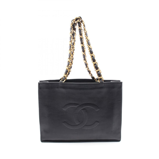 Chanel Lambskin Tote Bag Black