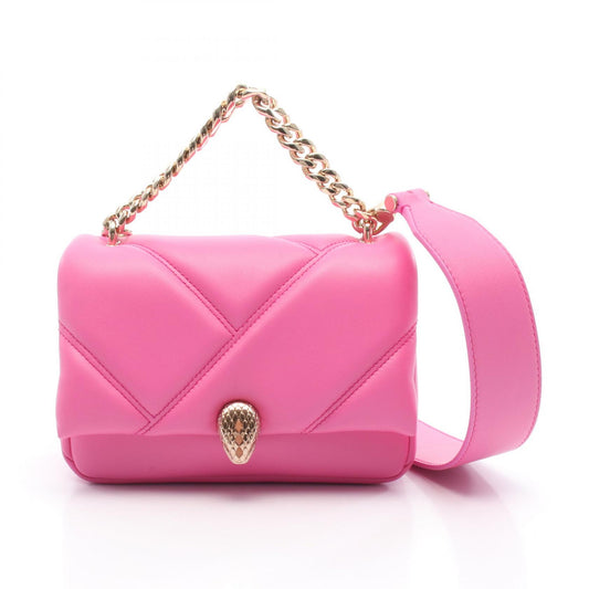 Bvlgari Serpenti Cabochon Leather Handbag