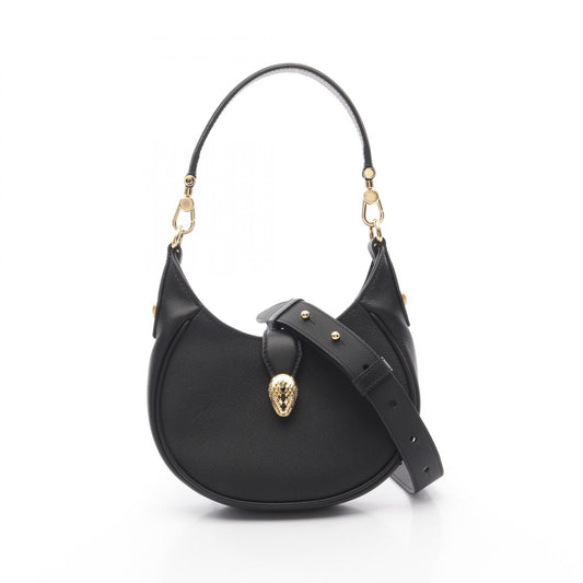 Bvlgari Serpenti Ellipse Leather Handbag