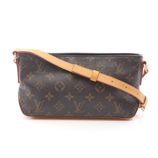 Louis Vuitton Trotter Shoulder Bag Monogram Brown